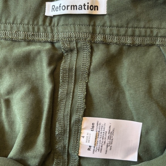 Reformation Jackson Cargo Pant Size 4 - Picture 3 of 6